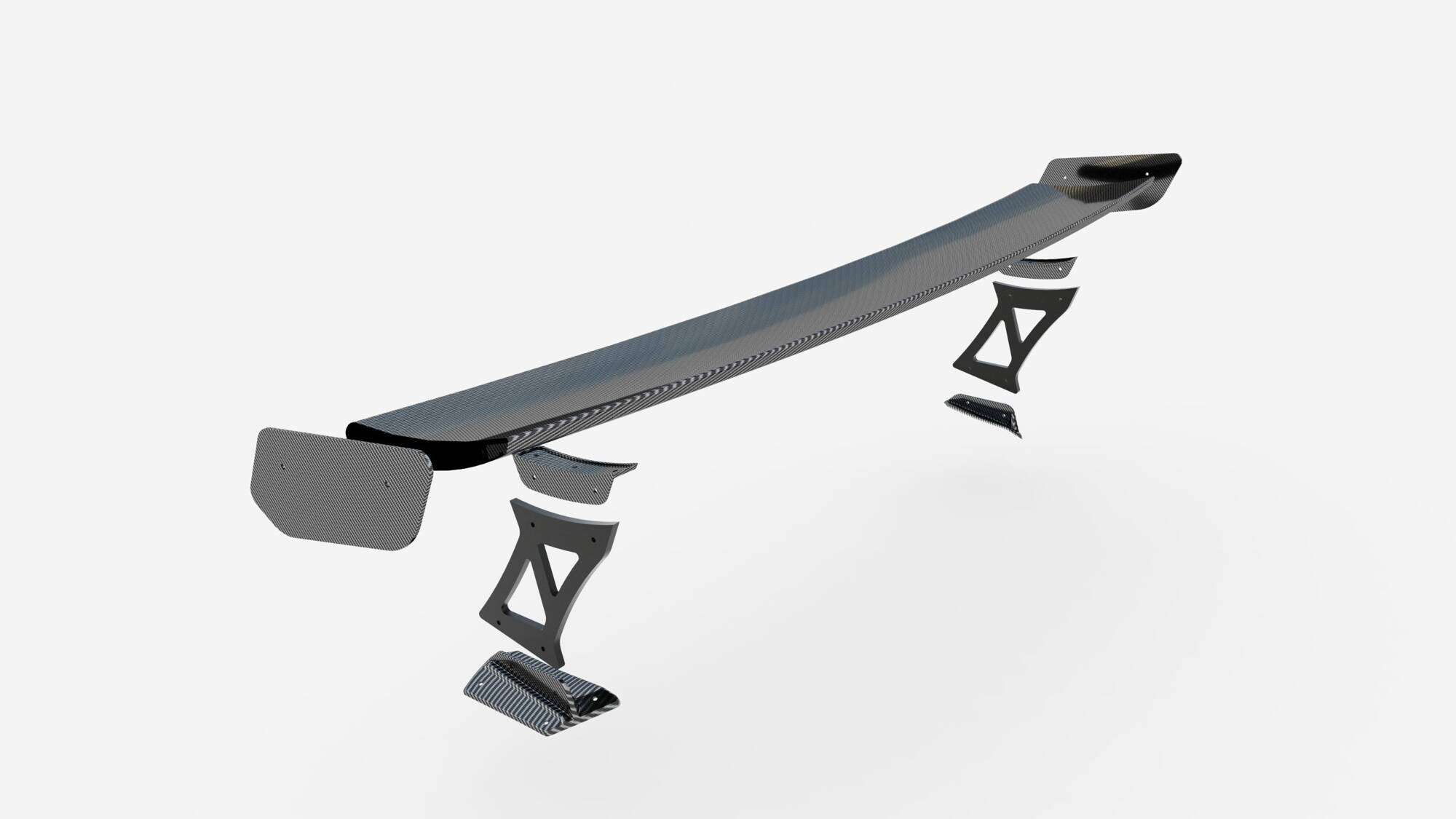 Maxton Design Спойлер из углеволокна с внешними кронштейнами и стойками для BMW M2 G87 / M240i / 2 M-Pack / 2 Standard G42 — изображение 13