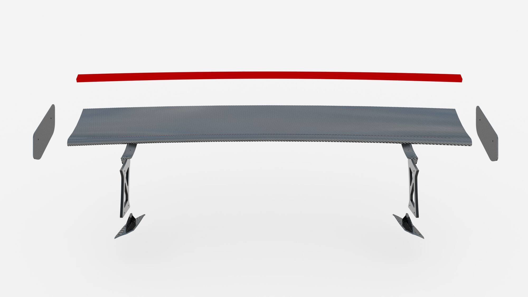 Maxton Design Спойлер из углеродного волокна с внешними кронштейнами и стойками + светодиодная подсветка для BMW M2 G87 / M240i / 2 M-Pack / 2 Standard G42 — изображение 17