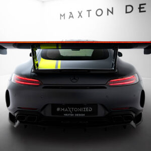 Maxton Design Карбоновый спойлер + светодиодная подсветка Mercedes-AMG GTR C190 Facelift