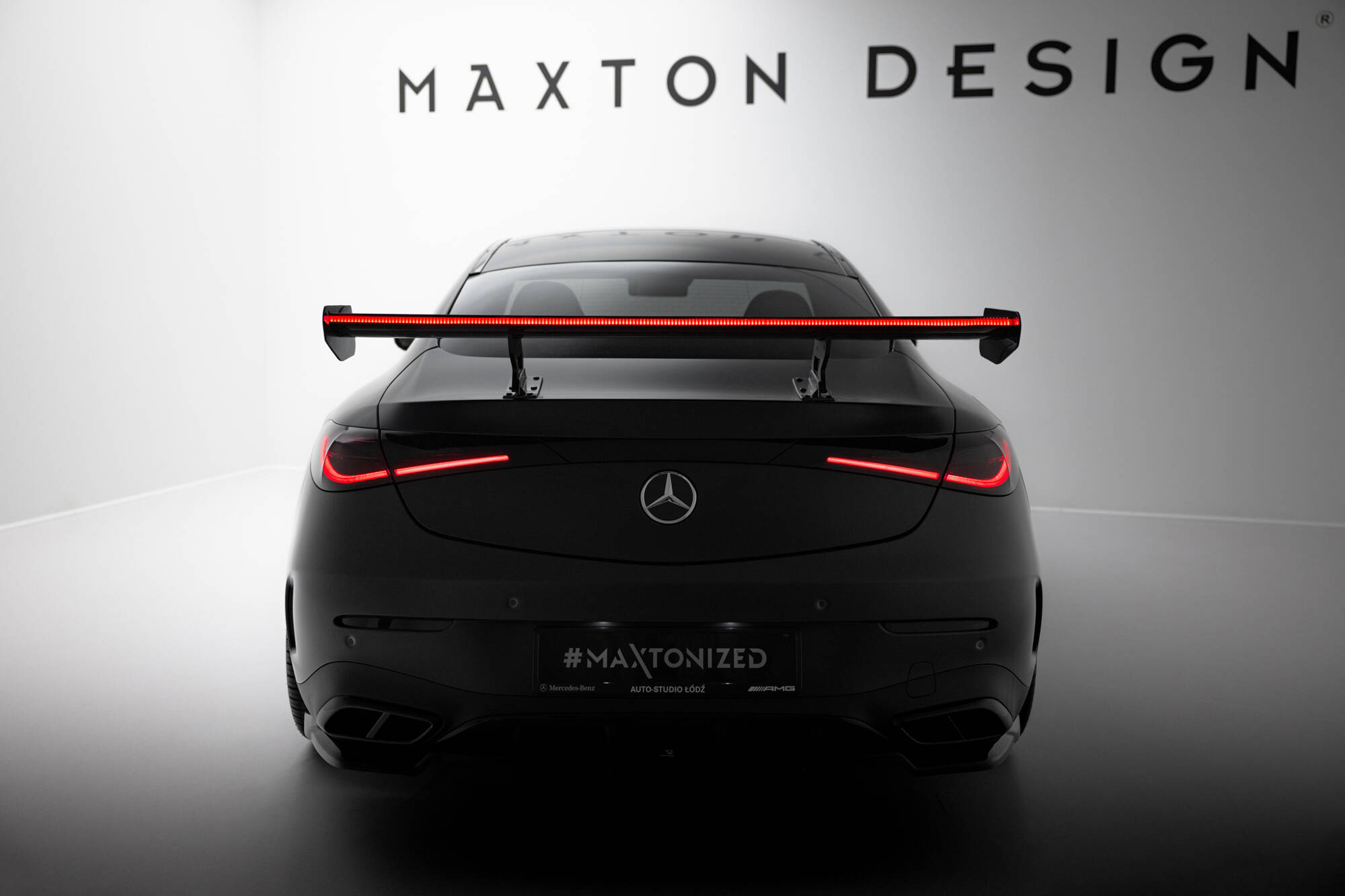 Maxton Design Карбоновый спойлер V.1 + светодиоды для Mercedes-Benz CLE AMG-Line C236 — изображение 3