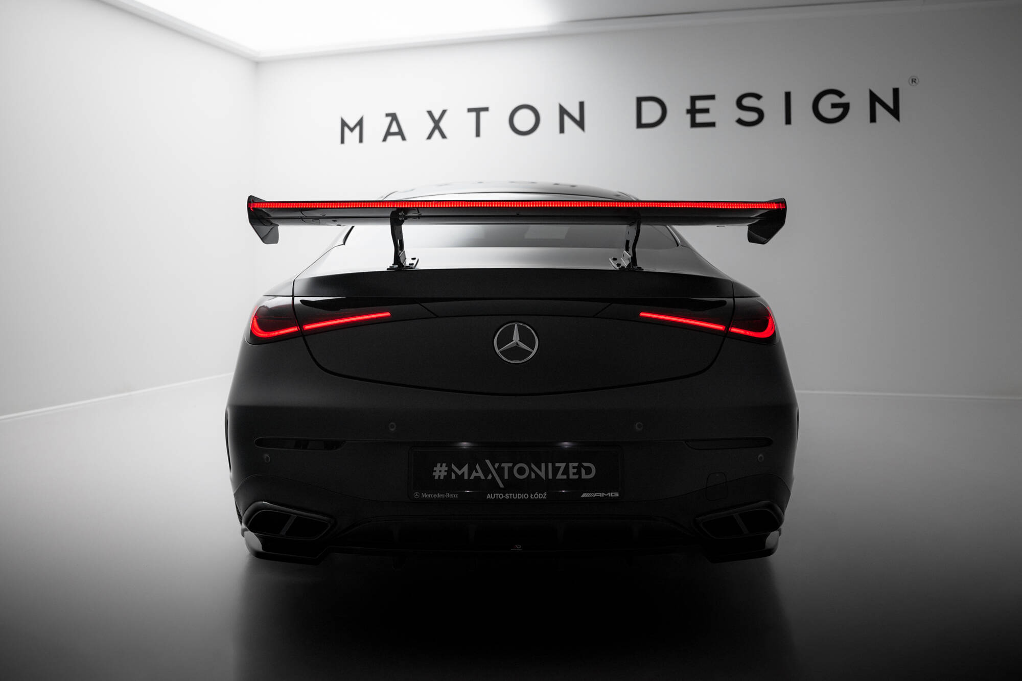 Maxton Design Карбоновый спойлер V.1 + светодиоды для Mercedes-Benz CLE AMG-Line C236 — изображение 2