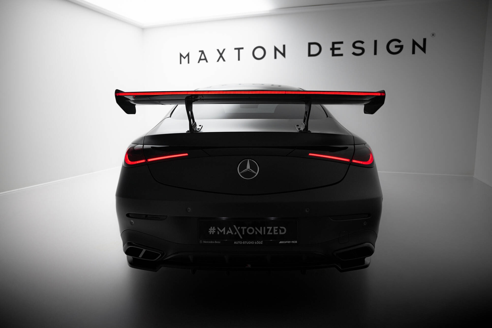 Maxton Design Карбоновый спойлер V.2 + светодиоды для Mercedes-Benz CLE AMG-Line C236 — изображение 4