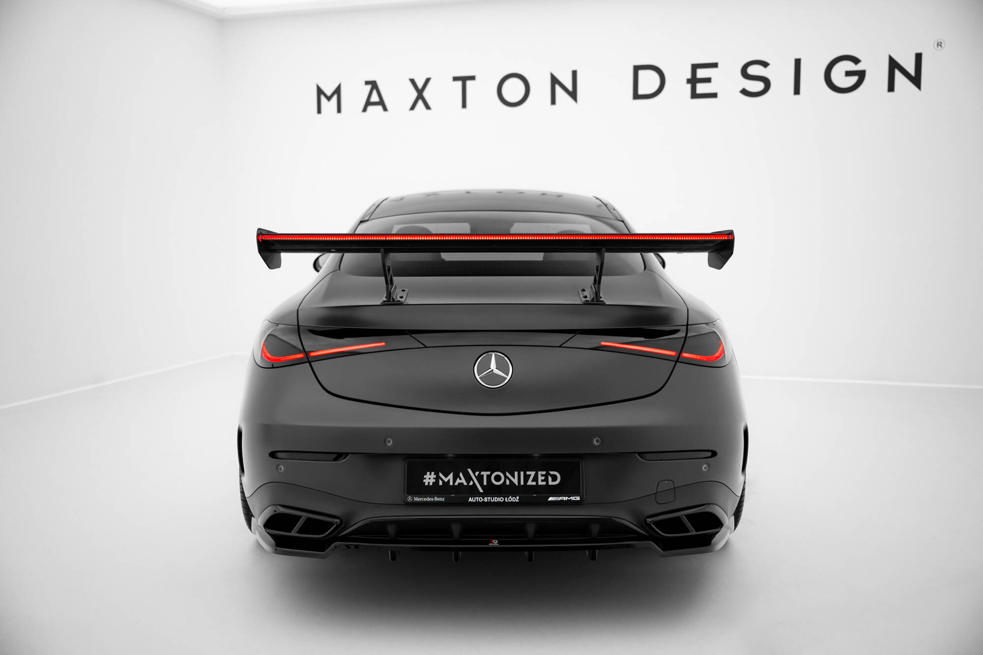 Maxton Design Карбоновый спойлер V.2 + светодиоды для Mercedes-Benz CLE AMG-Line C236 — изображение 5