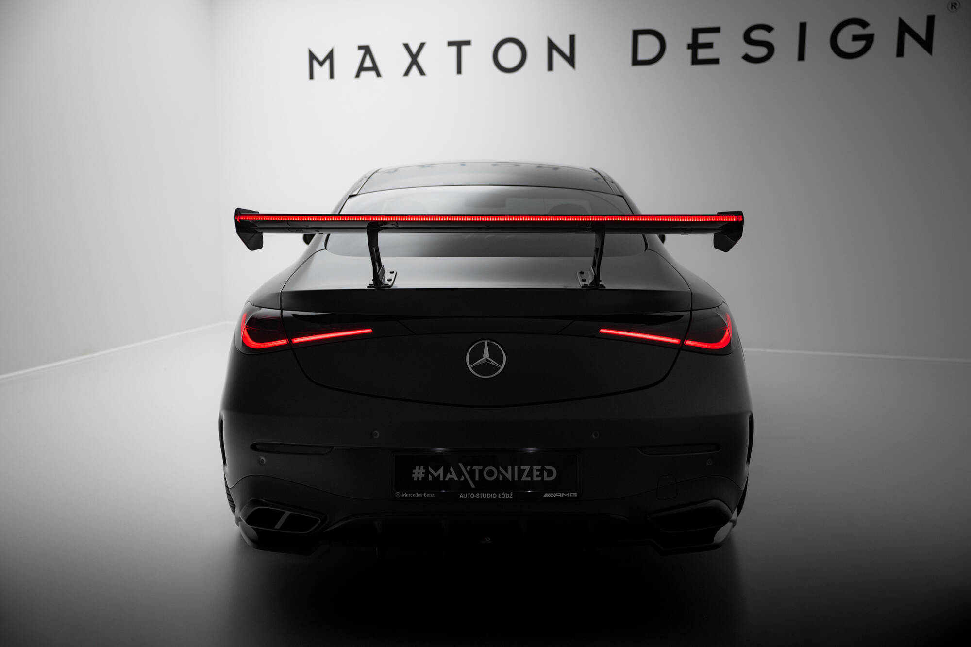 Maxton Design Карбоновый спойлер V.2 + светодиоды для Mercedes-Benz CLE AMG-Line C236 — изображение 2