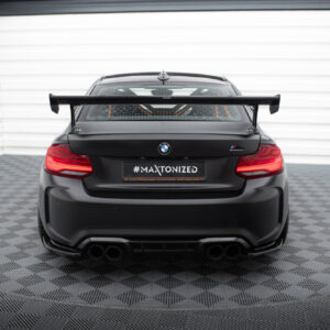 Maxton Design Карбоновый спойлер с внешними кронштейнами и стойками для BMW M2 F87 / 2 / 2 M-Pack F22