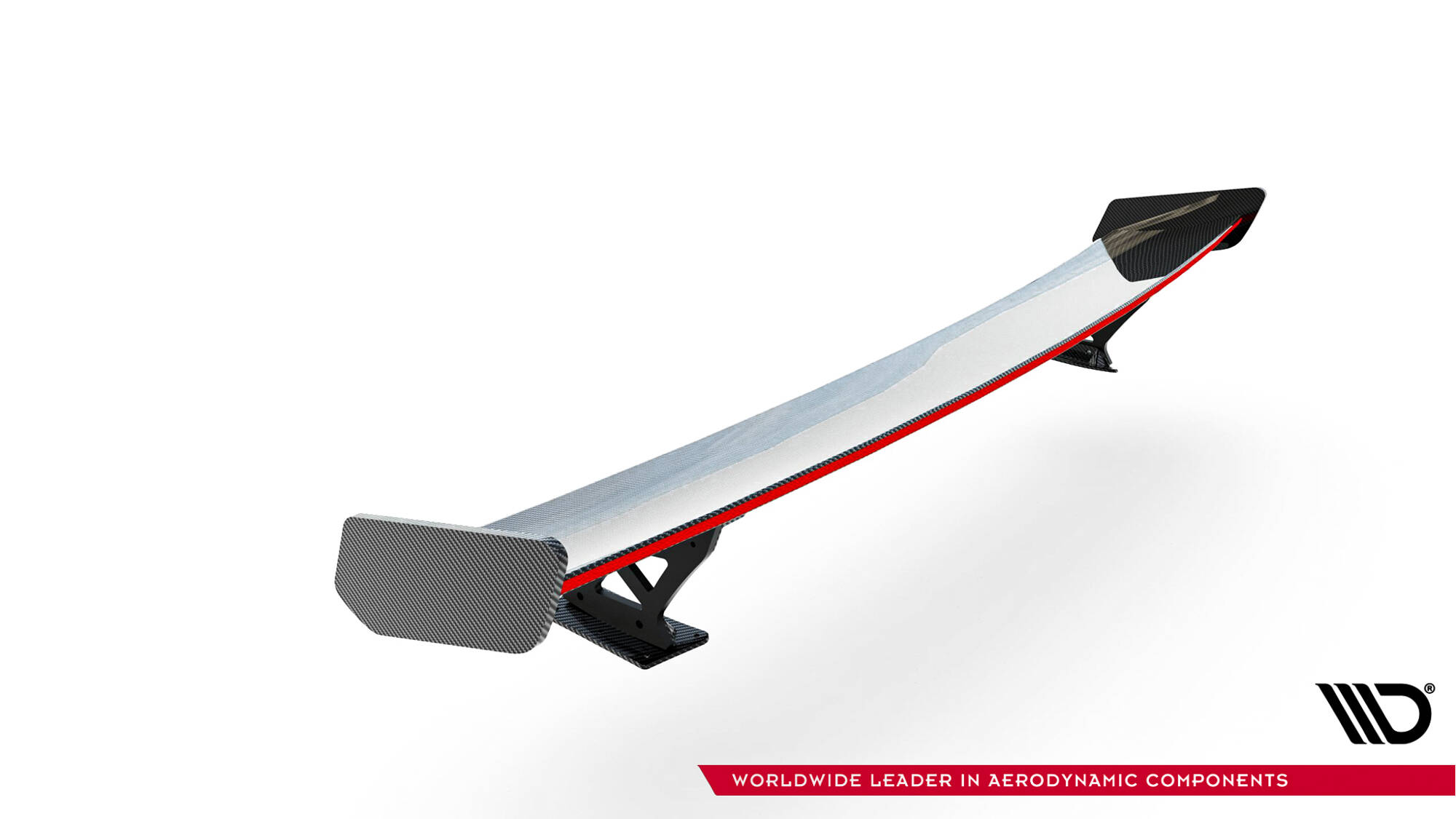 Maxton Design Карбоновый спойлер с внешними кронштейнами и светодиодной подсветкой для Audi A3 / A3 S-Line / S3 / RS3 Sedan 8V / 8V Facelift — изображение 14