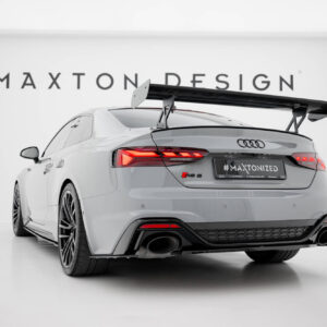 Maxton Design Карбоновый спойлер с внешними кронштейнами и стойками V.1 для Audi A5 / A5 S-Line / S5 / RS5 Coupe F5 / F5 Facelift