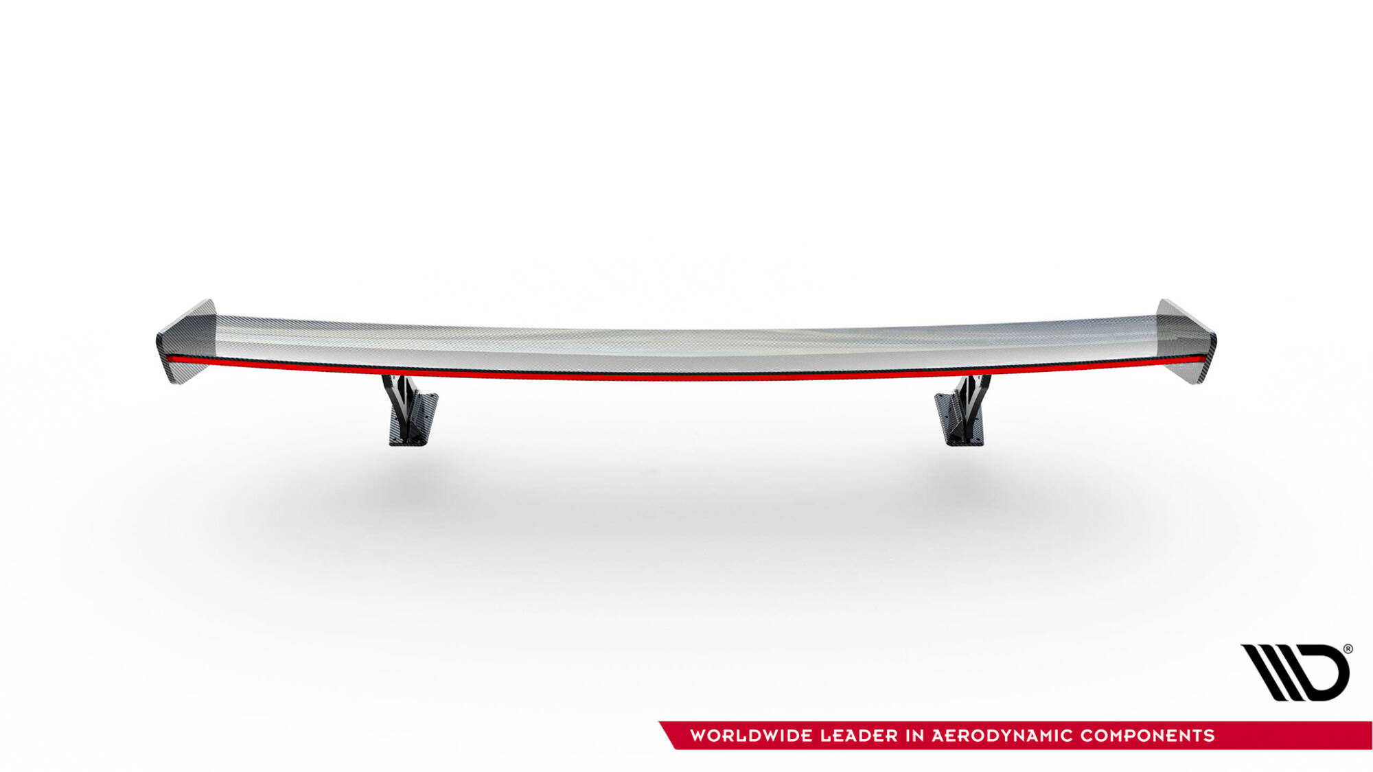 Maxton Design Карбоновый спойлер с внешними кронштейнами и стойками V.1 + светодиодная подсветка для Audi A5 / A5 S-Line / S5 / RS5 Coupe F5 / F5 Facelift — изображение 13