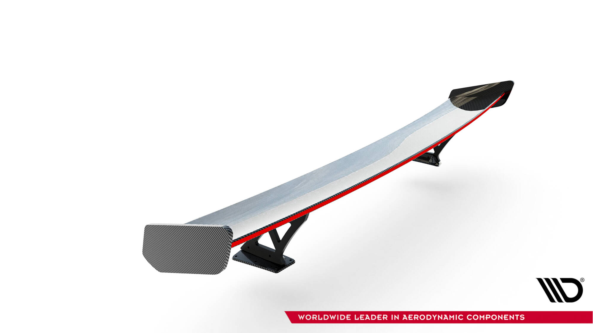 Maxton Design Карбоновый спойлер с внешними кронштейнами и стойками V.1 + светодиодная подсветка для Audi A5 / A5 S-Line / S5 / RS5 Coupe F5 / F5 Facelift — изображение 14