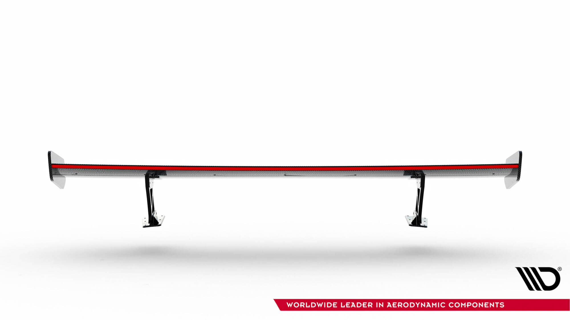 Maxton Design Карбоновый спойлер с внешними кронштейнами и стойками V.1 + светодиодная подсветка для Audi A5 / A5 S-Line / S5 / RS5 Coupe F5 / F5 Facelift — изображение 12