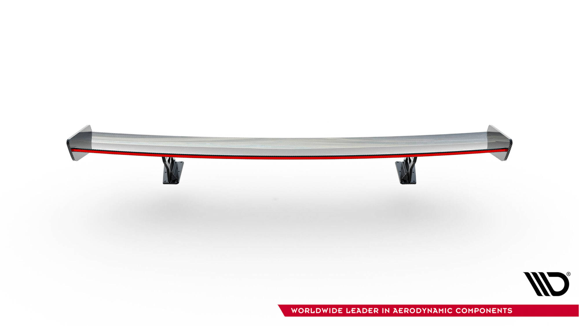 Maxton Design Карбоновый спойлер с внешними кронштейнами и стойками V.2 + светодиодная подсветка для Audi A5 / A5 S-Line / S5 / RS5 Coupe F5 / F5 Facelift — изображение 7