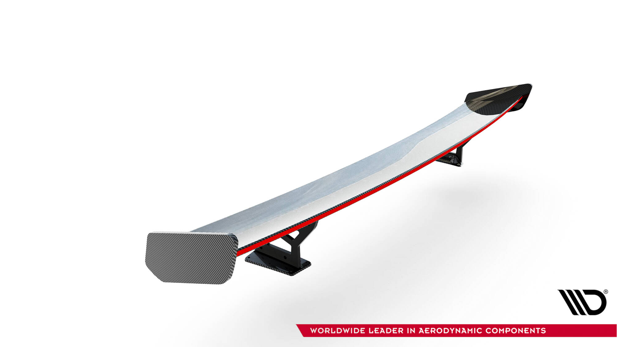 Maxton Design Карбоновый спойлер с внешними кронштейнами и стойками V.2 + светодиодная подсветка для Audi A5 / A5 S-Line / S5 / RS5 Coupe F5 / F5 Facelift — изображение 8