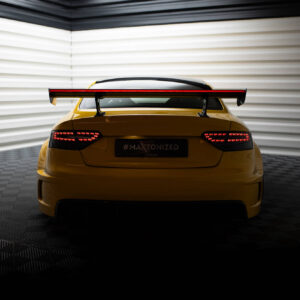 Maxton Design Карбоновый спойлер с внутренними кронштейнами и стойками + светодиодная подсветка для Audi A5 Coupe 8T