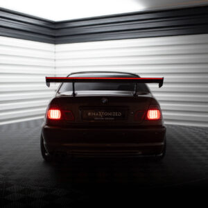 Maxton Design Карбоновый спойлер с внутренними кронштейнами и стойками + светодиодная подсветка для BMW 3 Coupe E46