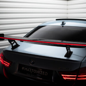 Maxton Design Карбоновый спойлер с внутренними кронштейнами и стойками + светодиодная подсветка для BMW 4 F32 / 4 F32 M-Pack Coupe