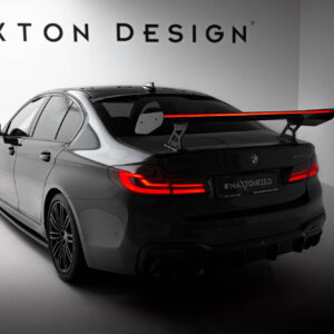 Maxton Design Карбоновый спойлер с внутренними кронштейнами и стойками + светодиодная подсветка для BMW 5 / M5 Sedan G30 / F90