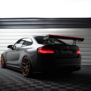 Maxton Design Карбоновый спойлер с внутренними кронштейнами и стойками + светодиодная подсветка для BMW M2 F87 / 2 / 2 M-Pack F22