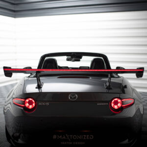 Maxton Design Карбоновый спойлер с внутренними кронштейнами и стойками + светодиодная подсветка для Mazda MX-5 ND (Mk4)