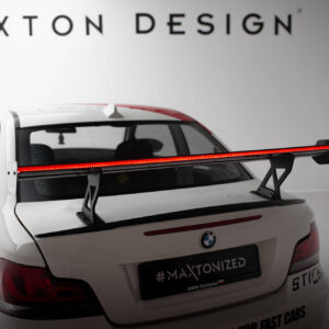 Maxton Design Карбоновый спойлер с внутренними кронштейнами и стойками V.1 + светодиодная подсветка для BMW 1 M E82