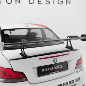 Maxton Design Карбоновый спойлер с верхним креплением типа «лебединая лапка» для BMW 1 M E82