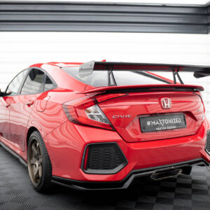 Maxton Design Карбоновый спойлер с верхним креплением типа «лебединая лапка» для Honda Civic SI Mk10