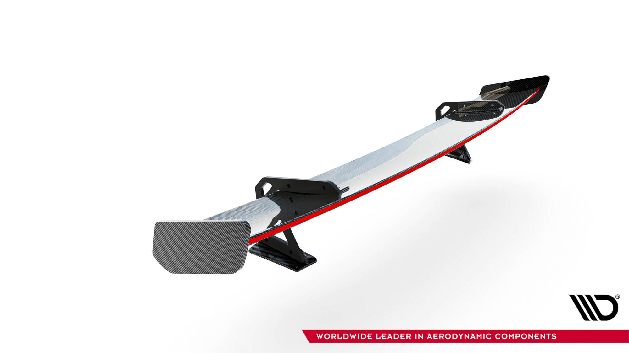 Maxton Design Карбоновый спойлер с верхним креплением типа «лебединая шея» + светодиодная подсветка для Audi A5 / A5 S-Line / S5 / RS5 Coupe F5 / F5 Facelift — изображение 10