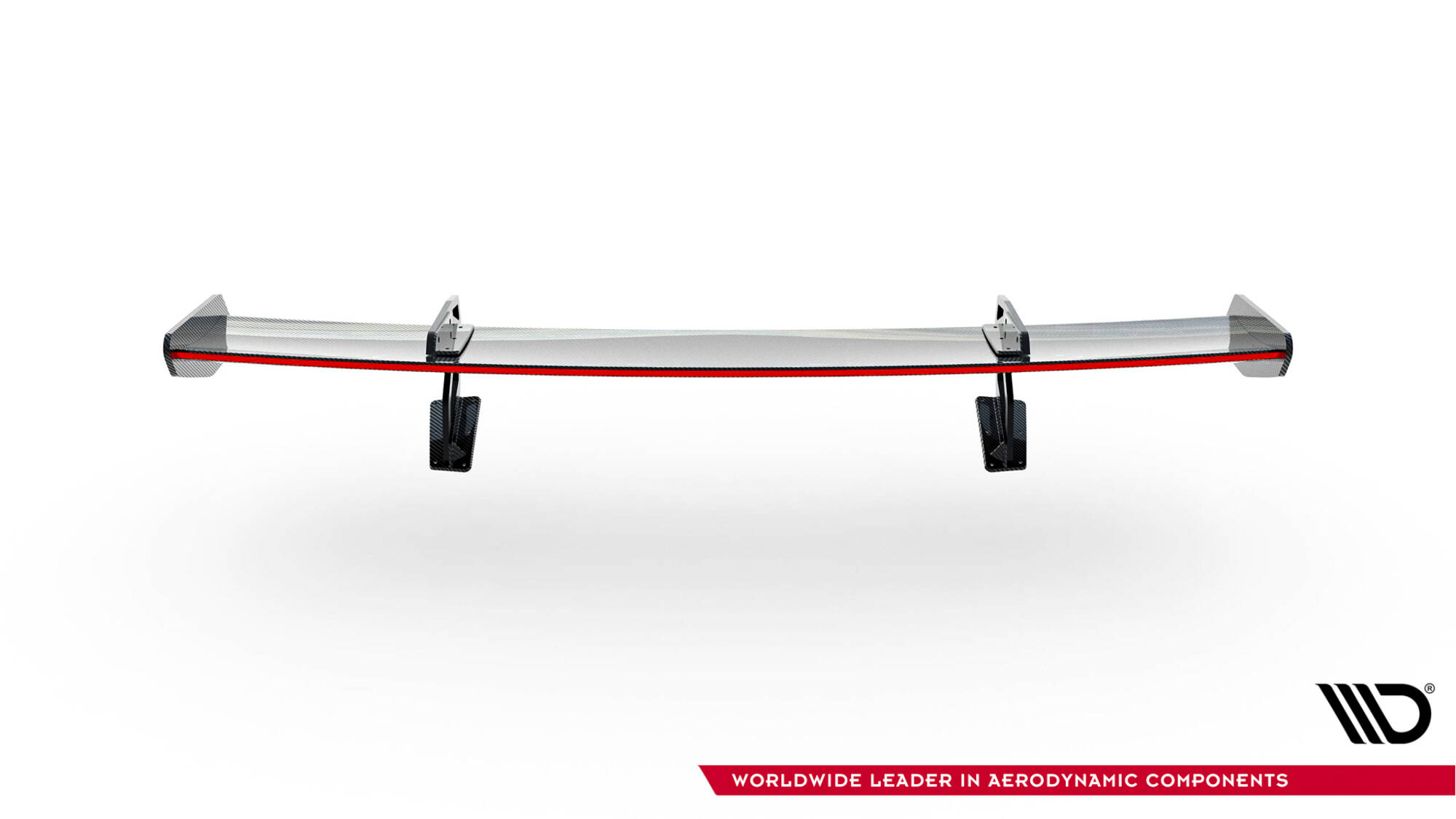 Maxton Design Карбоновый спойлер с верхним креплением типа «лебединая лапа» V.2 + светодиодная подсветка для Porsche 718 Cayman 982c — изображение 15