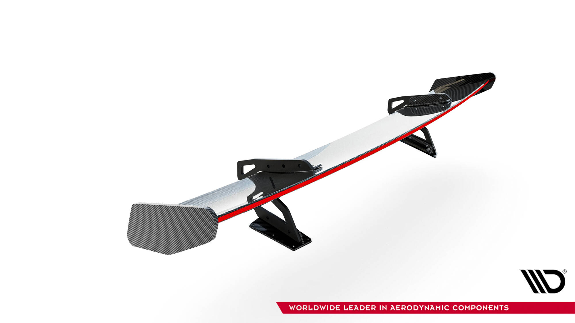 Maxton Design Карбоновый спойлер с верхним креплением типа «лебединая лапа» V.2 + светодиодная подсветка для Porsche 718 Cayman 982c — изображение 16