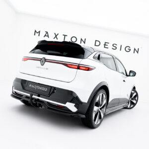 Maxton Design Центральный задний сплиттер (с вертикальными планками) Renault Megane E-Tech Electric Mk1
