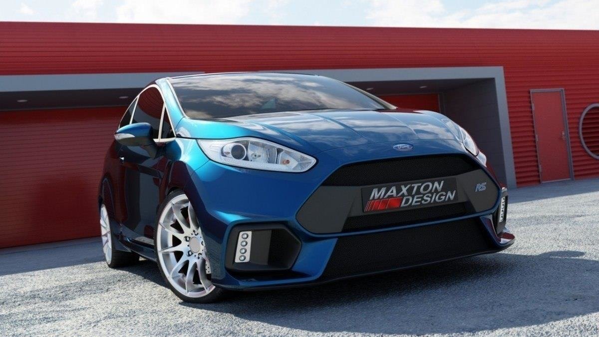 Maxton Design Передний бампер (в стиле Focus RS) Ford Fiesta Mk7 FL