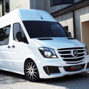 Maxton Design Передний бампер Mercedes Sprinter 2013 года выпуска и старше, без светодиодов.