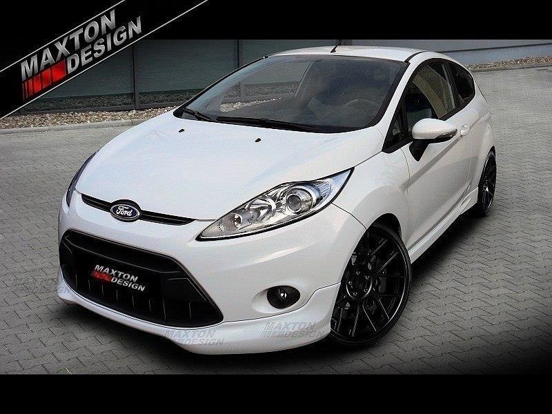 Maxton Design Передний бампер-спойлер Ford Fiesta Mk7