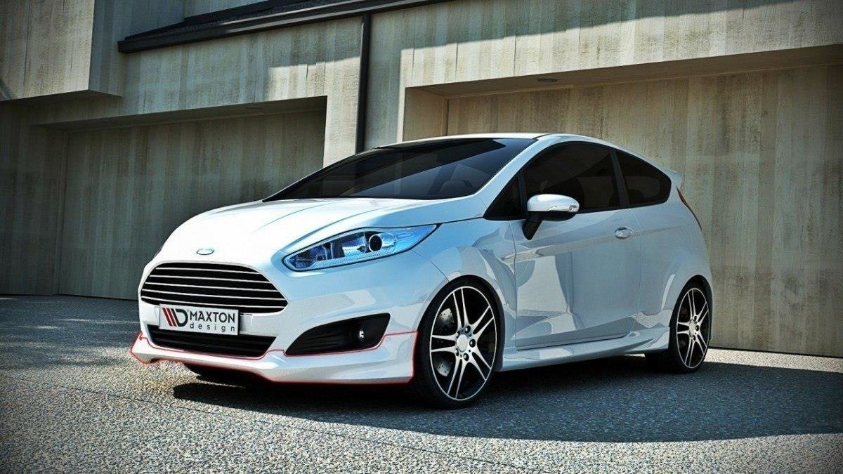 Maxton Design Передний бампер-спойлер для Ford Fiesta Mk7 FL — изображение 3