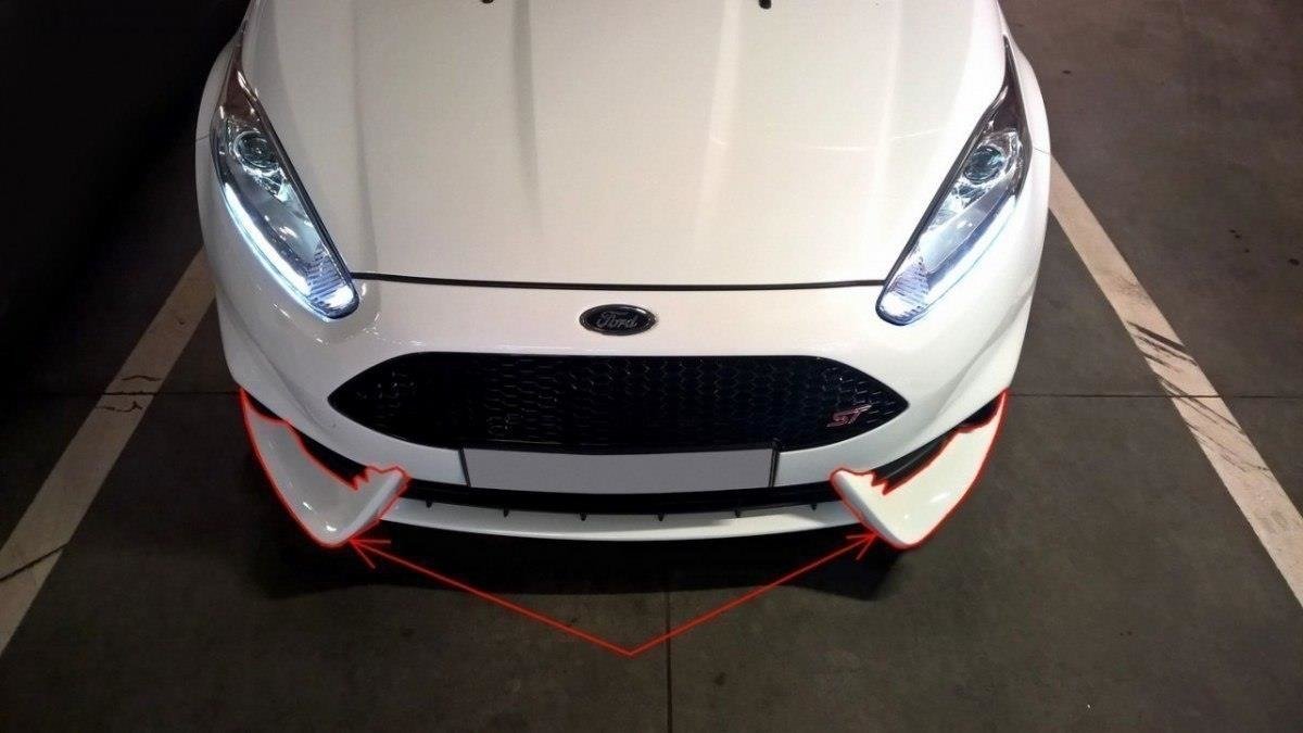 Maxton Design Передний бампер-спойлер для Ford Fiesta ST Mk7 FL — изображение 3
