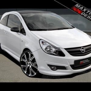 Maxton Design Передний бамперный спойлер Opel Corsa D (премьера)