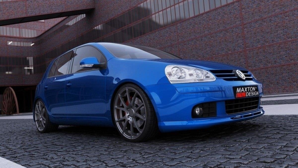 Maxton Design Спойлер переднего бампера VW Golf V Votex.