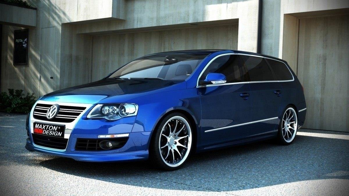 Maxton Design Спойлер переднего бампера для VW Passat B6 (в стиле R-Line) — изображение 2