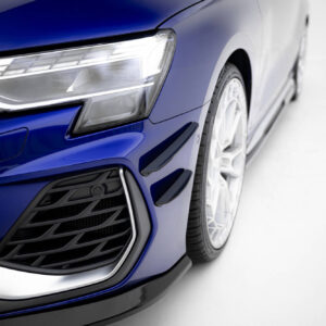 Maxton Design Передние бамперные аэродинамические элементы (канарды) Audi A3 S-Line Sedan / S3 Sedan 8Y Facelift