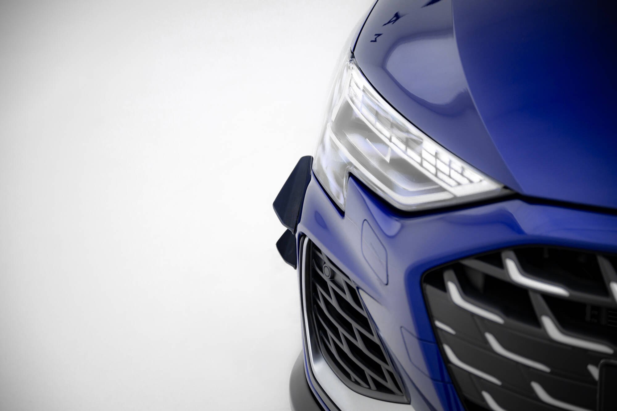 Maxton Design Передние бамперные аэродинамические элементы (канарды) Audi A3 S-Line Sedan / S3 Sedan 8Y Facelift — изображение 3