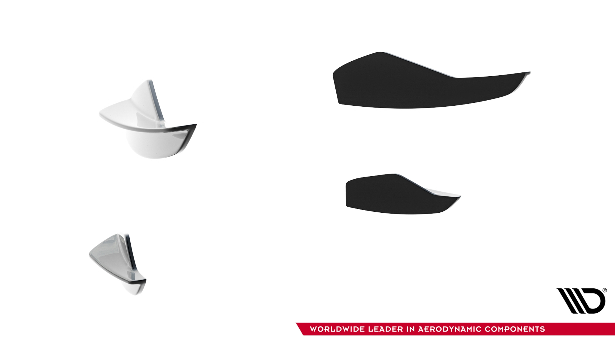 Maxton Design Крылья переднего бампера (Канарды) Audi A5 S-Line / S5 Sedan / Avant B10 — изображение 6