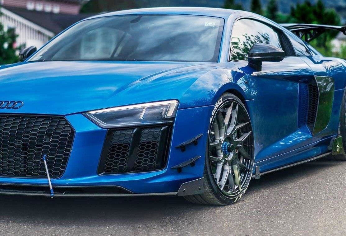 Maxton Design Передние бамперные аэродинамические элементы (канарды) Audi R8 Mk.2 — изображение 2