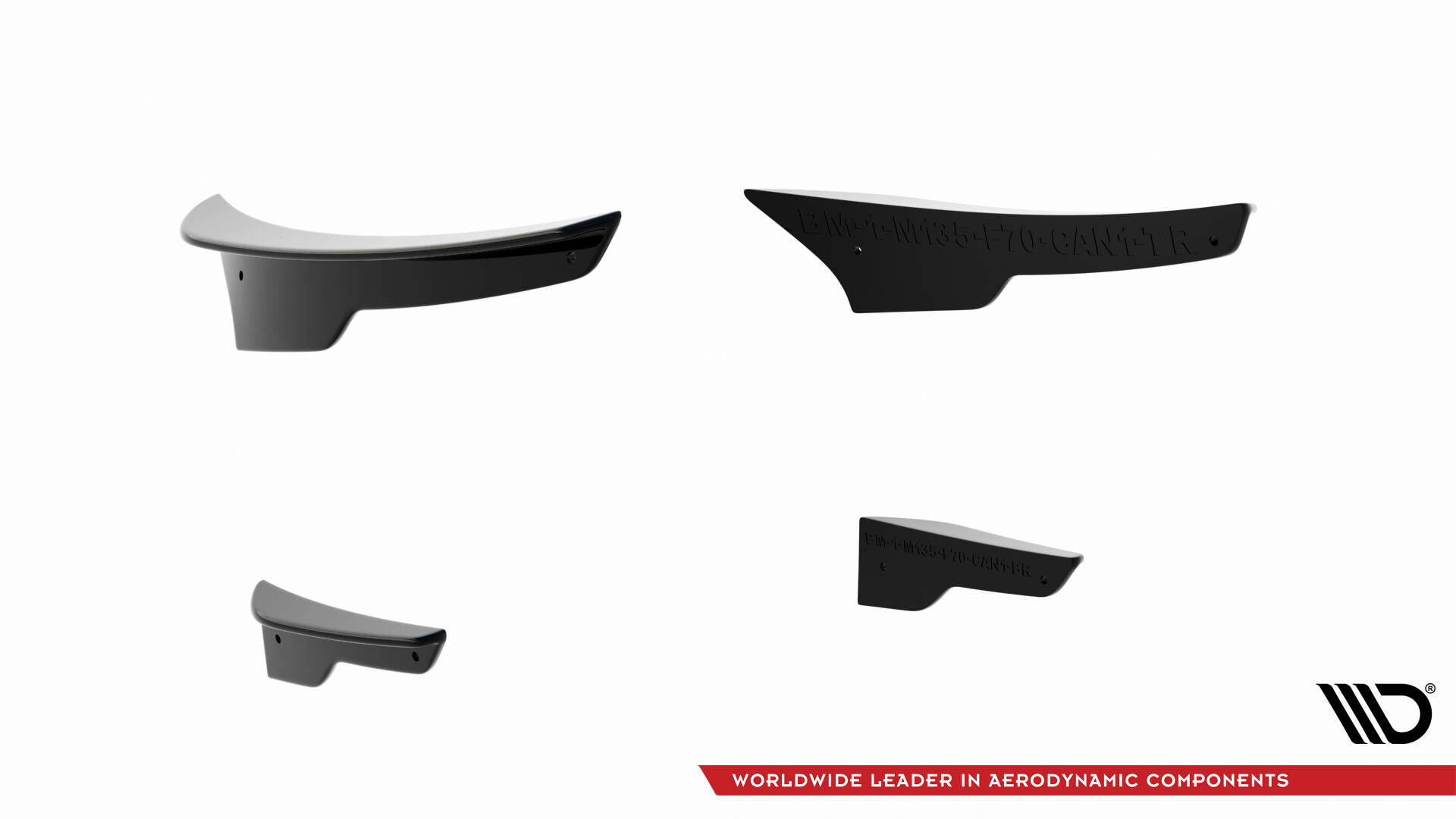 Maxton Design Передние бамперные аэродинамические элементы (канарды) BMW 1 M-Pack F70 — изображение 5