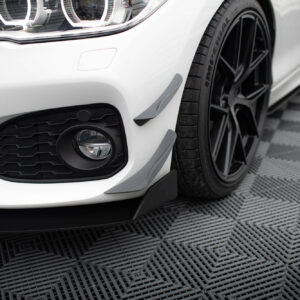 Maxton Design Передние бамперные аэродинамические элементы (канарды) BMW 1 M-Pack / M140i F20 Facelift