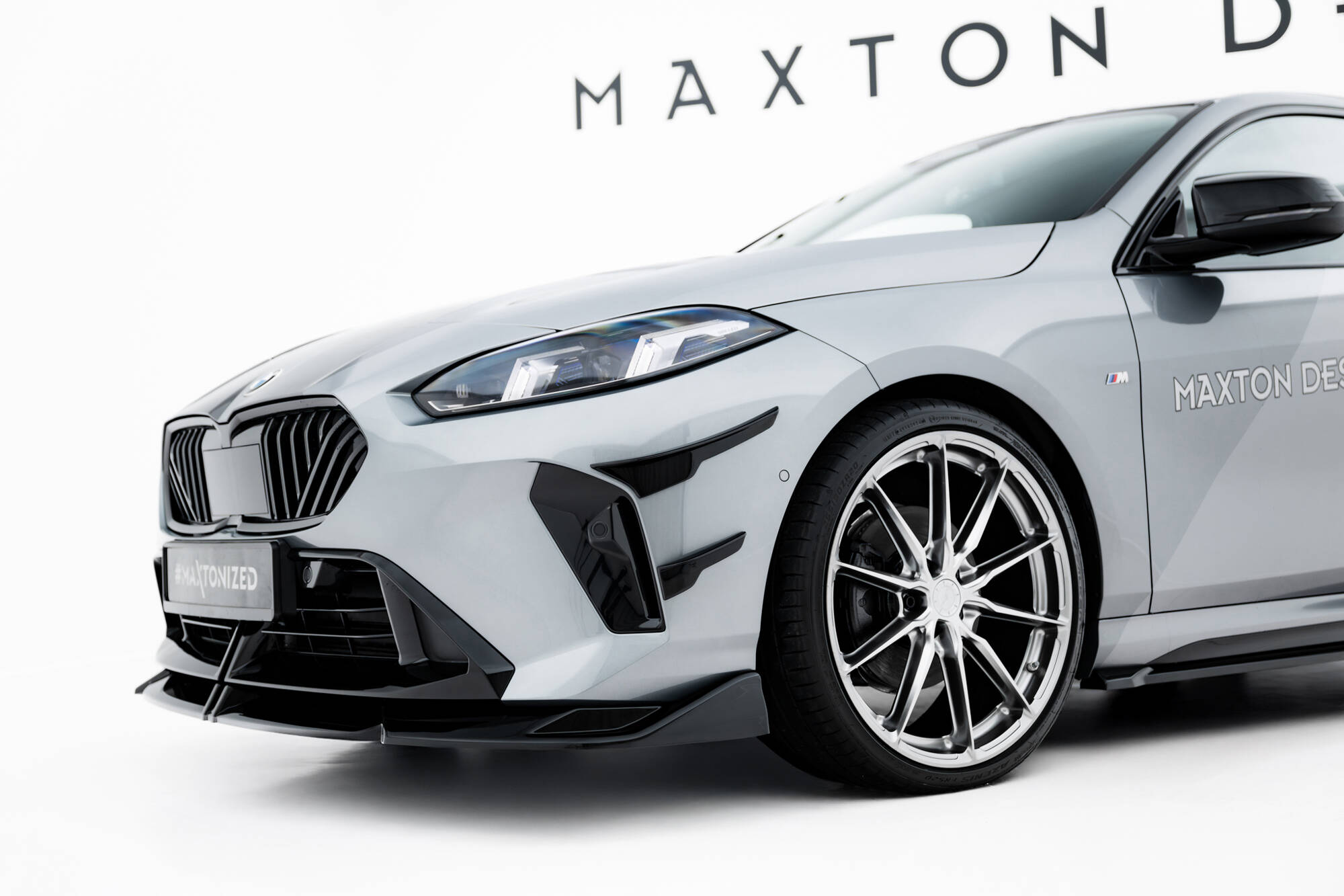Maxton Design Передние бамперные аэродинамические элементы (канарды) BMW M135i F70 — изображение 2