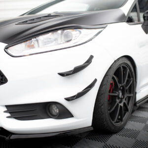 Maxton Design Передние бамперные аэродинамические элементы (канарды) Ford Fiesta 7 ST Facelift