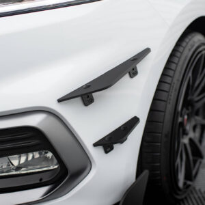 Maxton Design Передние бамперные аэродинамические элементы (канарды) Ford Fiesta Mk8 ST/ST-Line