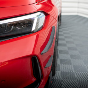 Maxton Design Передние бамперные аэродинамические элементы (канарды) Honda Civic Type-R Mk 11