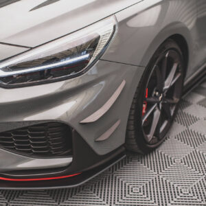 Maxton Design Передние бамперные аэродинамические элементы (канарды) Hyundai I30 N / I30 N-Line Хэтчбек/Фастбэк Mk3 Фейслифт