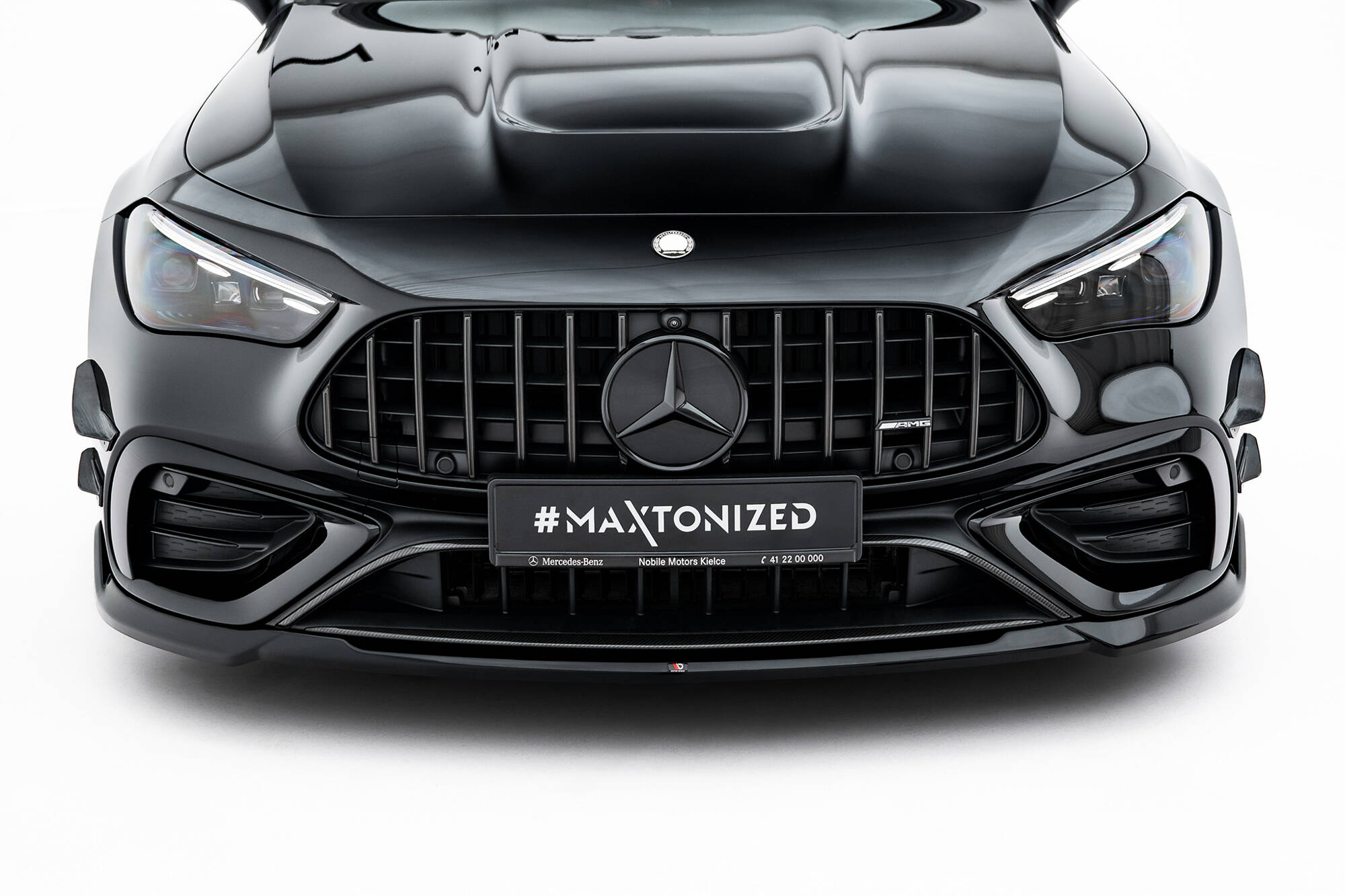 Maxton Design Передние бамперные аэродинамические элементы (канарды) Mercedes-AMG CLE 53 C236 — изображение 3