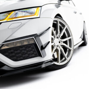 Maxton Design Передние бамперные аэродинамические элементы (канарды) Skoda Octavia RS Mk4